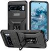 For Google Pixel 8 Pro Case Camshield Kickstand TPU+PC Anti-Slip Phone Cover