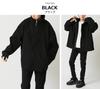 Arcade Oversized Tech Wool Short Oversized Size Black Men's Overcoat, Coat, Blouson, L,