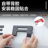 wcgvh8 For Ford Ranger tailgate engraved decorative stickers carbon fiber pattern blackelectroplated 3D logo rear bucket identification
