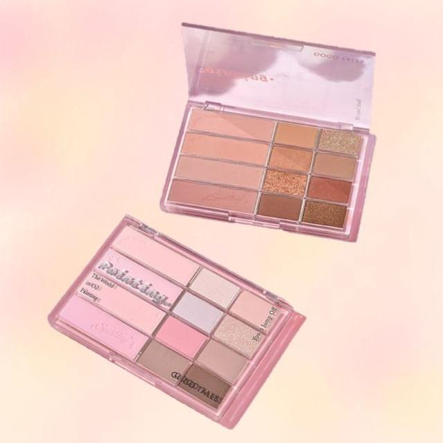 GOGO TALES - Eye & Blush Palette - Roasted Brown #G04 Roasted Brown - 2.2g*4+1.4g*8