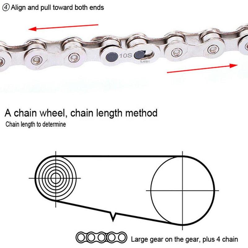 Buy 5 Pair Bike Chain Quick Link Mountain Bicycle Bike Chain 10 11