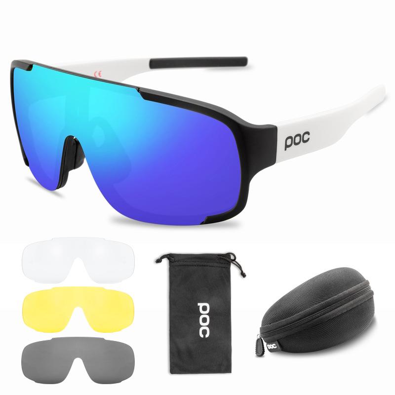 POC 4Lens Set Cycling Glasses ASPIRE Fully Coated Bicycle Goggles Can Be Paired with Prescription Glasses