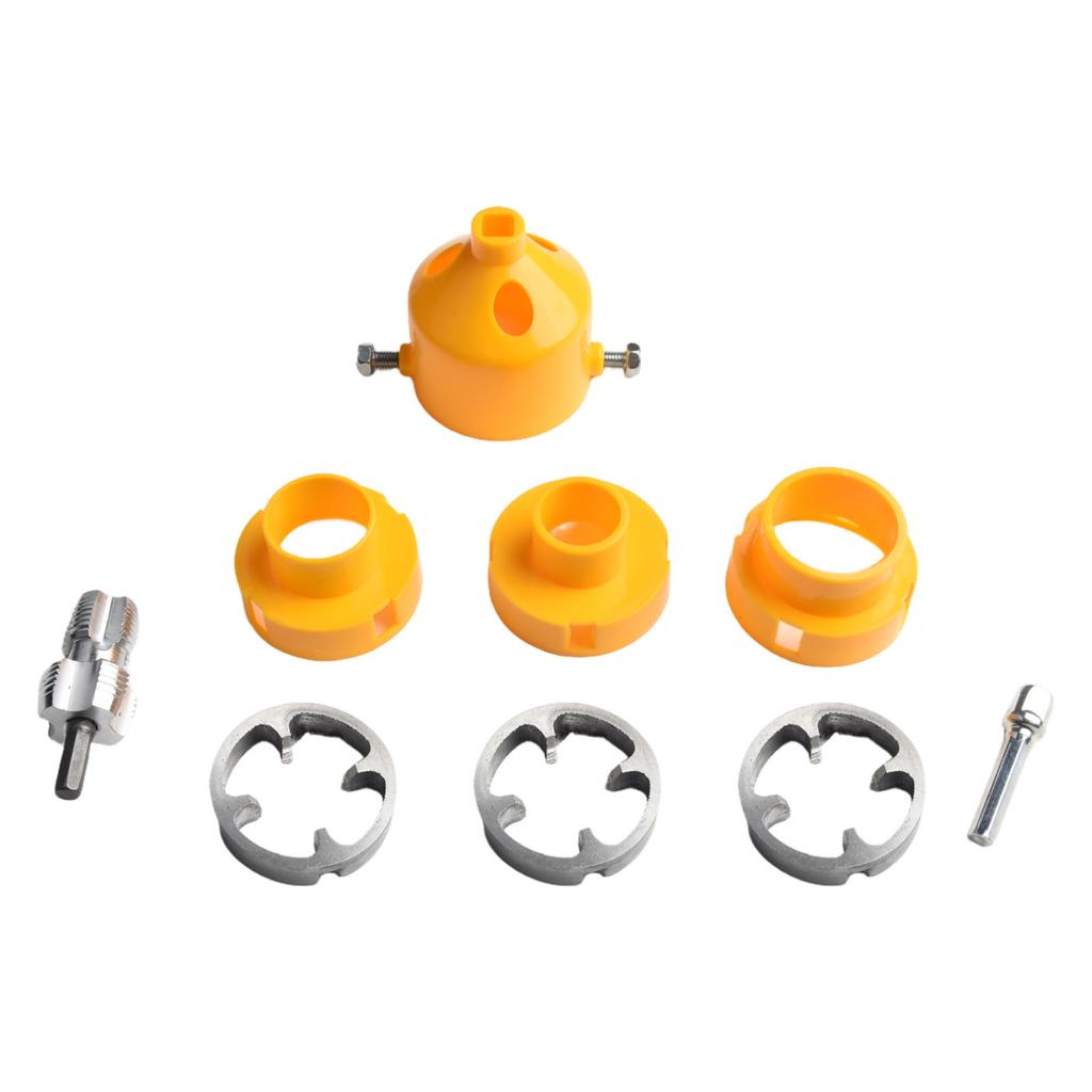 Professional Use Electric Die Kit Plumbing Tool User Friendly Plumbing Gadget 4-Point Compatibility 6-Point Compatibility