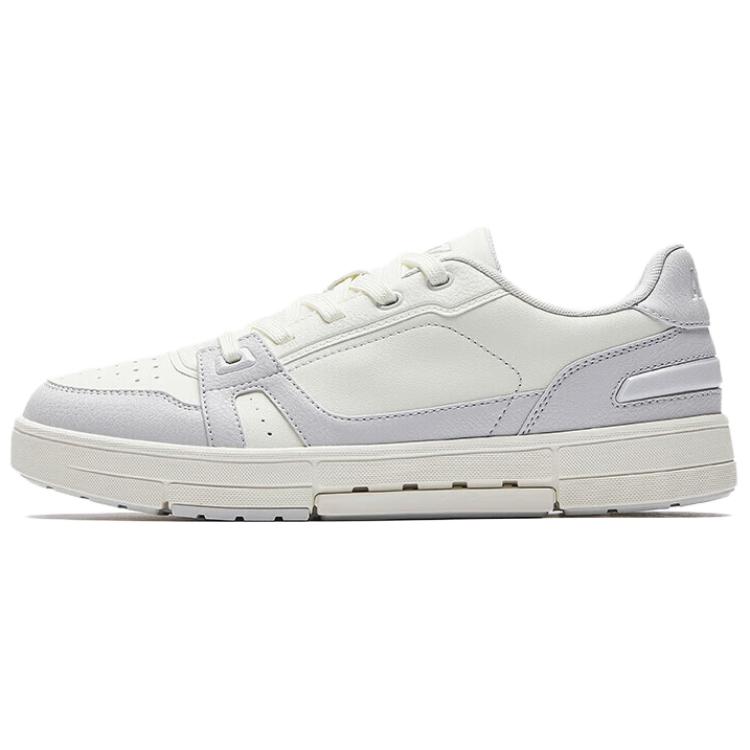 

Anta Breathable Comfortable Trendy Slip-Resistant Low-Top Skate Shoes Women sneaker White Gray 122528018-7 36