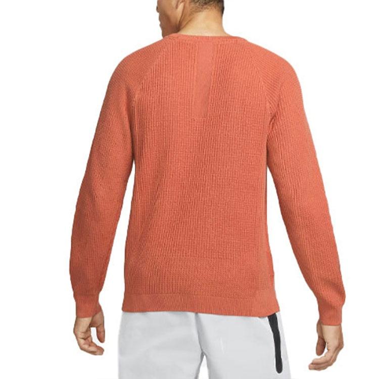 Herren Nike Rundhals Langarm Freizeit Sport Pullover Strickware Krappwurzel Braun DN3618-827