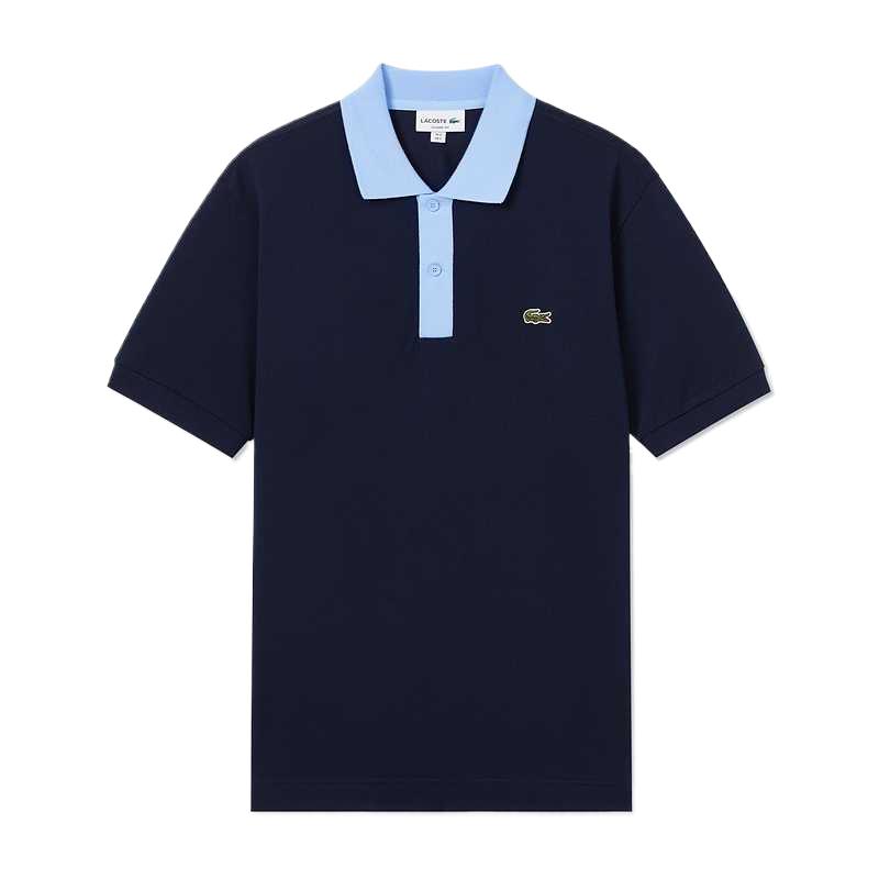 Lacoste Contrast Collar Polo Shirt PH9879-GE5