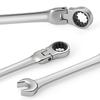 1Pcs Universal 72 Tooth Ratchet Wrench Dual Purpose Adjustable Head Opening Plum Blossom Saves Effort Quick Wrench