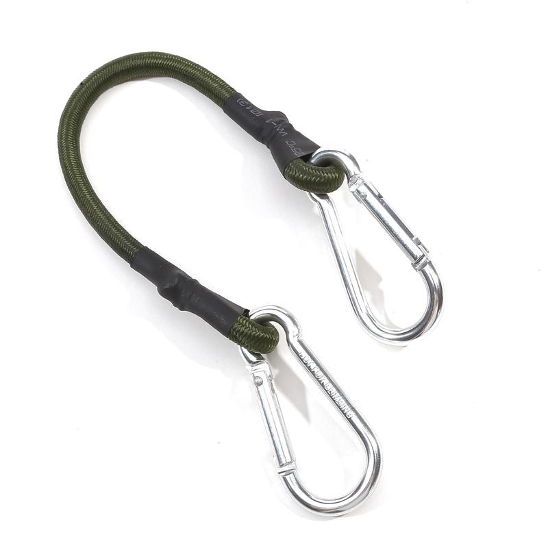 

Альпинистский крюк с эластичной веревкой, пряжка для кемпинговой эластичной веревки, фиксирующая карабин для шнура-банджи 30cm