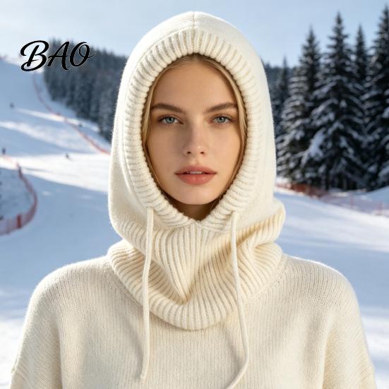 Wind Resistant Tactical Mask Winter Balaclava Hat for Men And Women, Windproof Full Coverage Headgear Outdoor Sports Knitted Hooded Neckerchief,