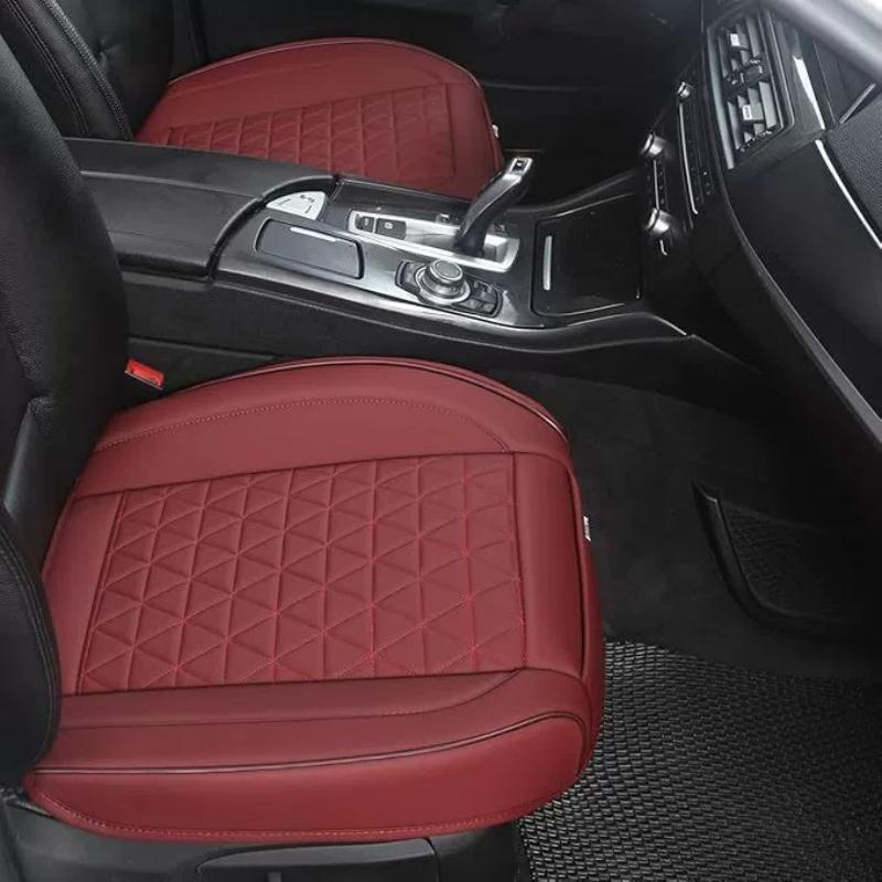 Universal 1PCS Nappa Leather Car Seat Cover Wrap Around Bottom Seat Cushion Waterproof Durable Car Seat Protector Auto Accessory