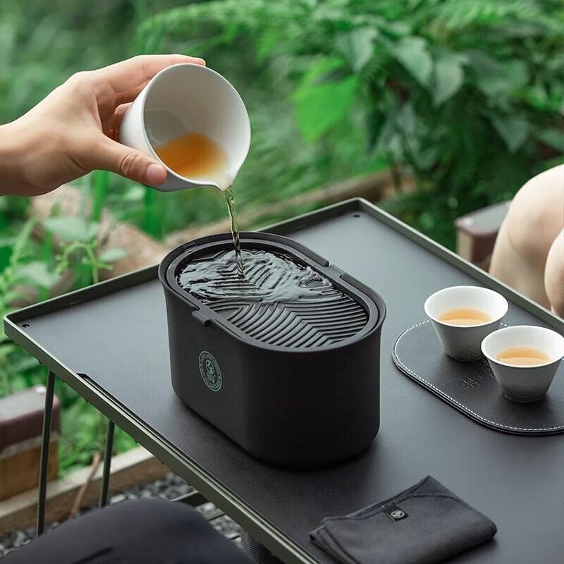 Edenus Portable Ceramic Gongfu Travel Tea Set