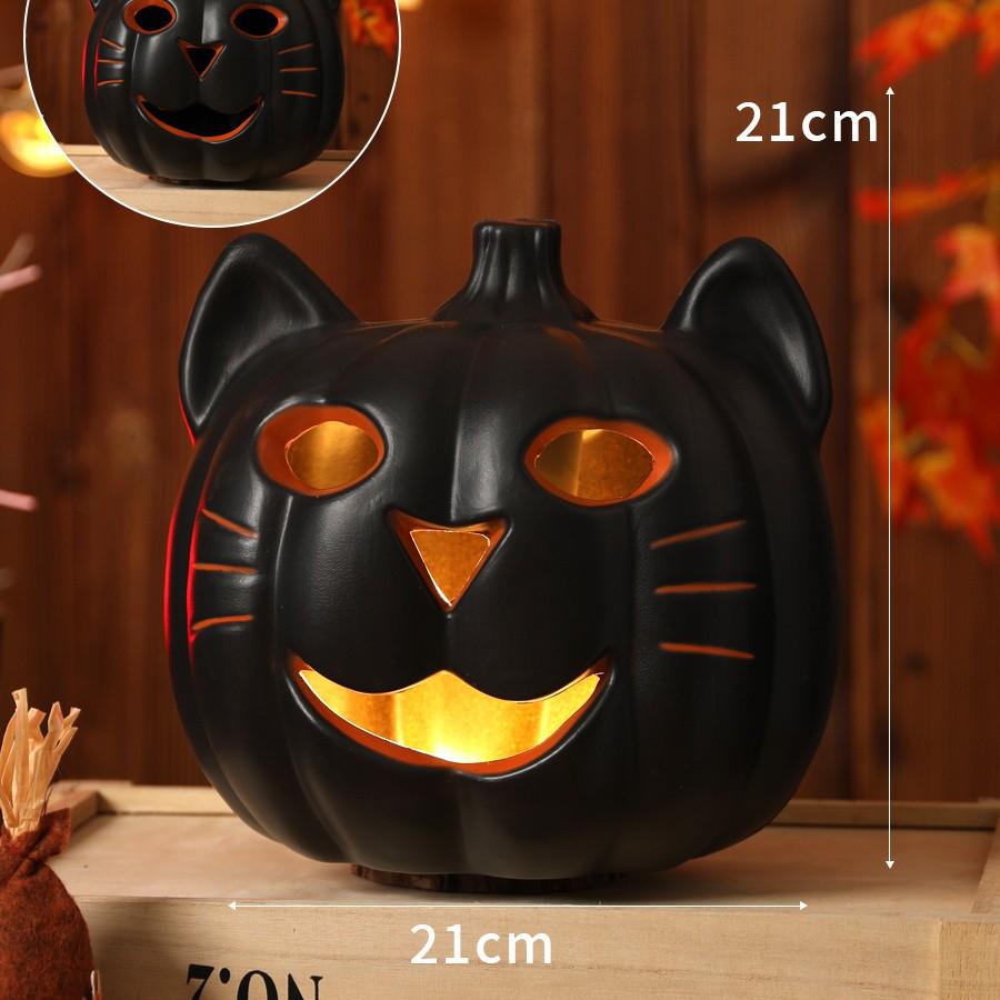 Halloween Pumpkin Lantern Decorations & Photo Props Set