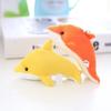 7,5cm Delfin Plüsch Anhänger 3D Augen Niedliche Tierpuppe Plüschtier Hängende Dekoration Weiches Stofftier Meeresbewohner Plüschpuppe Rucksack Anhänger Kinder Mädchen Geschenk