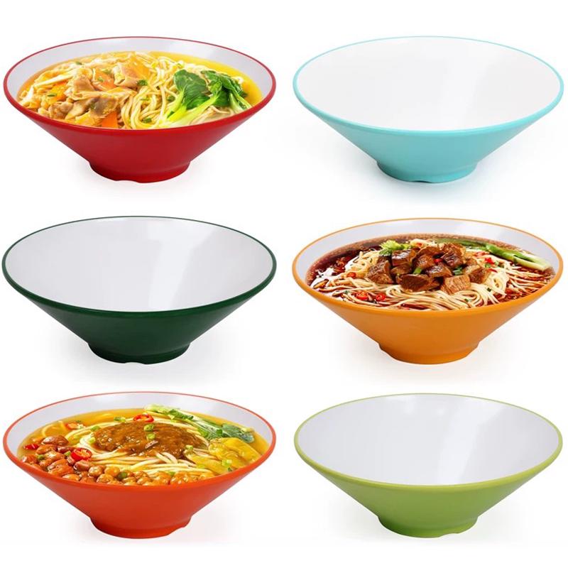 Anyishun Melamine Conical Noodle Bowl