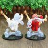 Anime One Piece Luffy Gear 5 Figure Sun God Nika 18Cm Pvc Action Figurine Statue Collectible Model Doll Toys For Children Gift