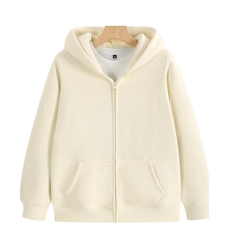 Men's Heavyweight Velvet Crewneck Sweatshirt - Thick Lambswool-Style, Loose Fit, Solid Color, Unisex, 500g.