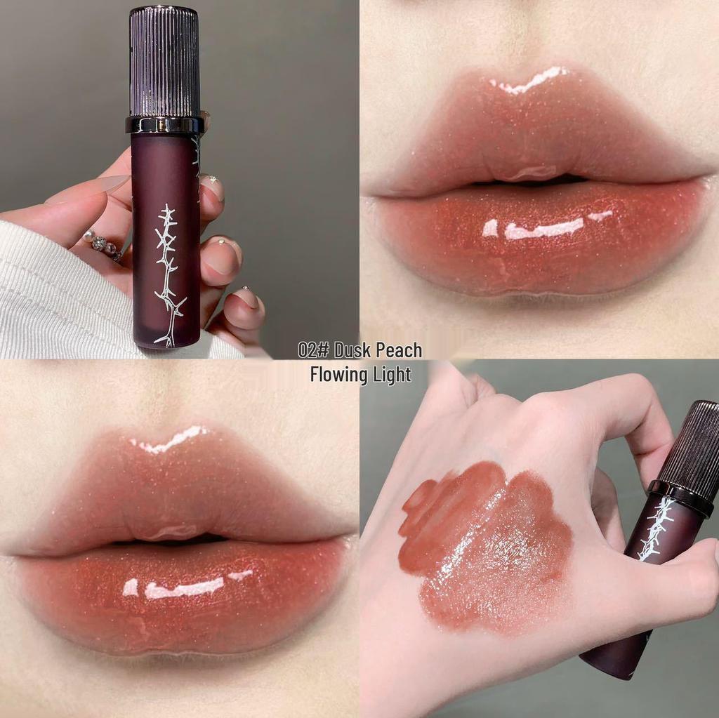 Kobeleen Thorn Soft Matte Whitening Lip Glaze - Long-lasting Autumn/Winter Velvet Gloss.
