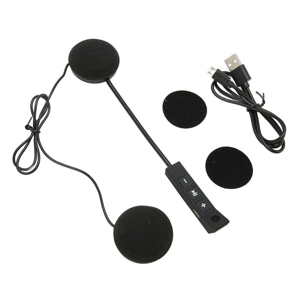 Motorcycle Helmet Bluetooth5.0 Headset HD Calling Noise Reduction 3 Button Rechargeable Helmet