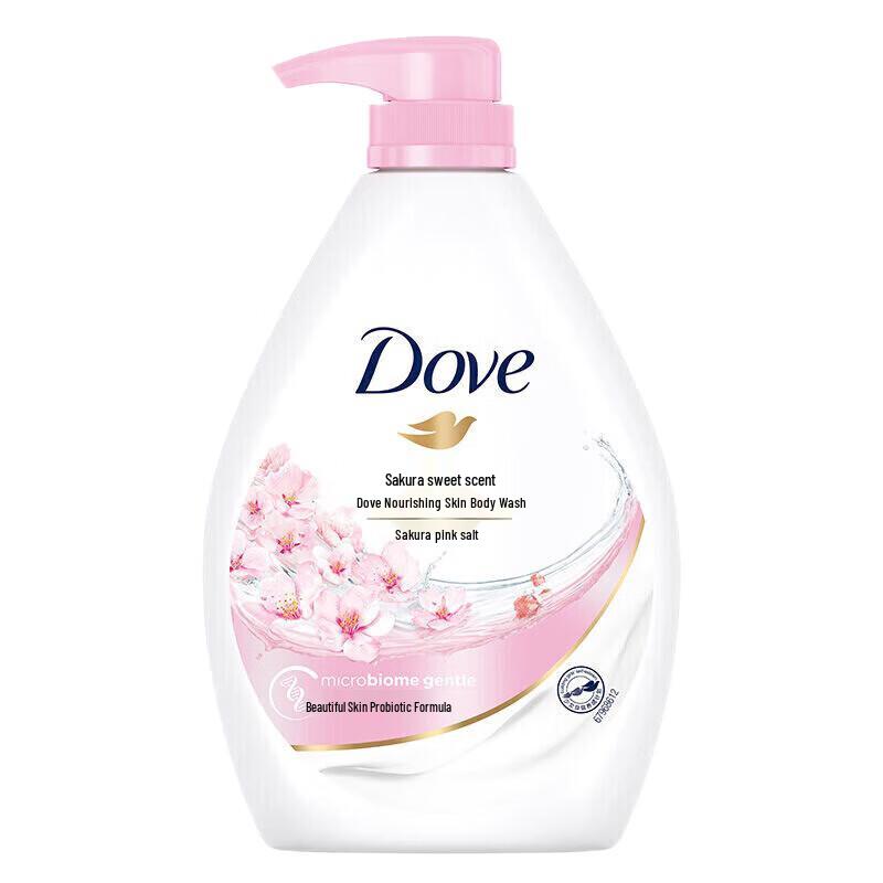 DOVE Cherry Blossom Nourishing Shower Gel & Shampoo Set
