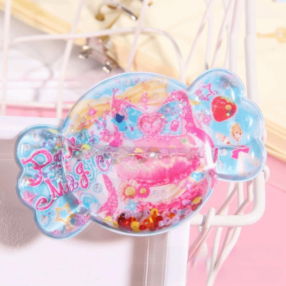 New Sequin Design 3D Shake Sticker PVC Removable Y2K Retro Sticker Kawaii Personalized Design Bear Bunny Sticker