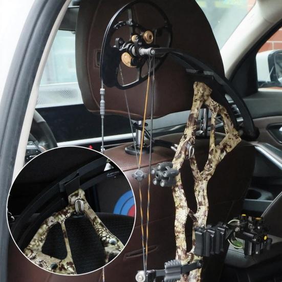 Universal Compound Bow Holder for Truck SUV Car Tool-Free Quick Installation Scratch-resistant Bow Stand Hunting Bow Accessory