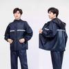 Men's Full-Body Electric Vehicle Raincoat Set - Waterproof, Split-Type Riding Gear