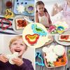 Sandwich Cutters Set for Children Food Cookie Maker Bread Biscuits Mold DIY Cute Shape Baking Accessories for Lunch Bento Box