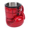 Boxing Glove Mug Resin Stainless Steel Novelty Boxing Coffee Mug Funny Tea Cup for Men Boyfriend Birthday Gifts