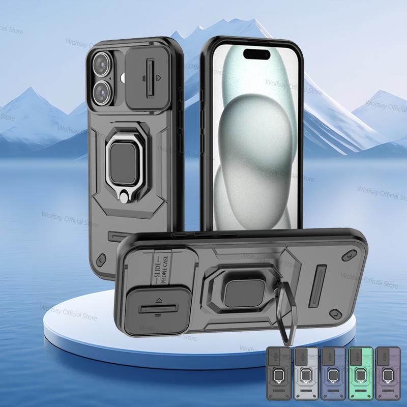 For iPhone 17 Case Slide Camera Phone Case For apple iPhone 17 Air iPhone 17 Pro Max Cover Armor PC Shockproof Back Cover Cases