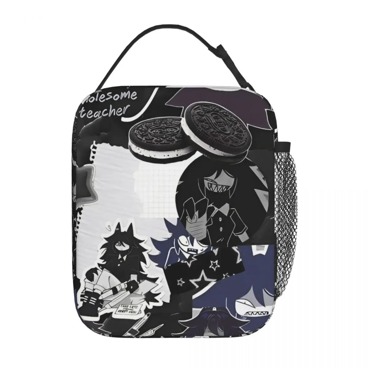 

School Fundamental Paper Education Miss Circle Thermal Insulated Lunch Bag for Reusable Food Bag Cooler Thermal Lunch Boxes Option 1