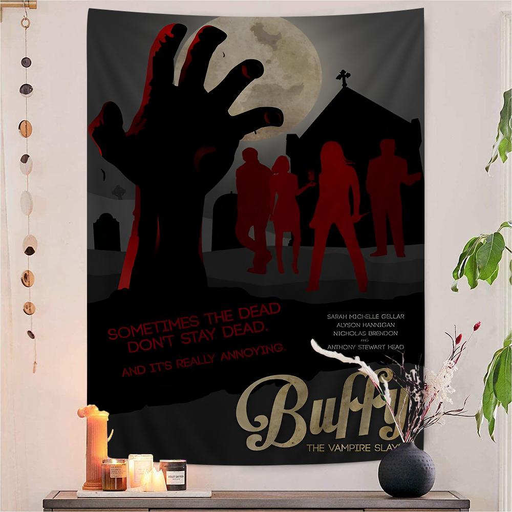 Buffy The Vampire Slayer DIY Wall Tapestry for Living Room Home Dorm Decor Wall Art Decor