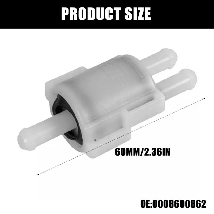 Windshield Washer Check Valves Enhances Vehicle Safety By Ensuring Consistent Fluid Dispersion 0008601062 A0008600862