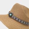 New American Dick Denim Hat Men's and Women's Outdoor Straw Sun Hat Retro Ethnic Style Jazz Shade Tide