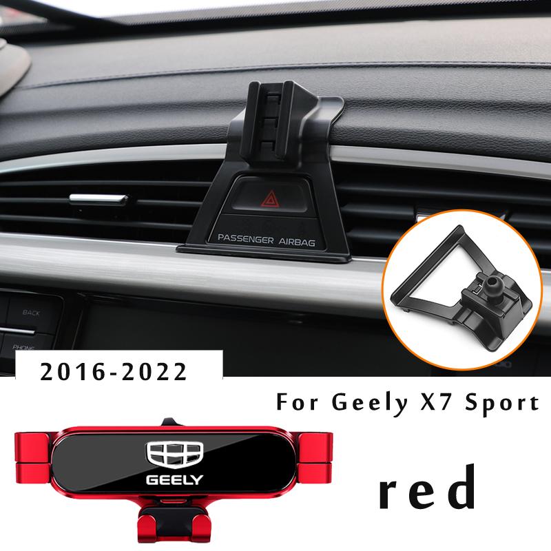 Car Phone Holder For Geely X7 Sport Atlas pro 2018  2022 Car Styling Bracket GPS Stand Rotatable Support Mobile