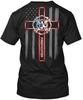Firefighter Us Flag - Tee T-Shirt Made In the USA Size S To 5XL Unisex T-Shirt