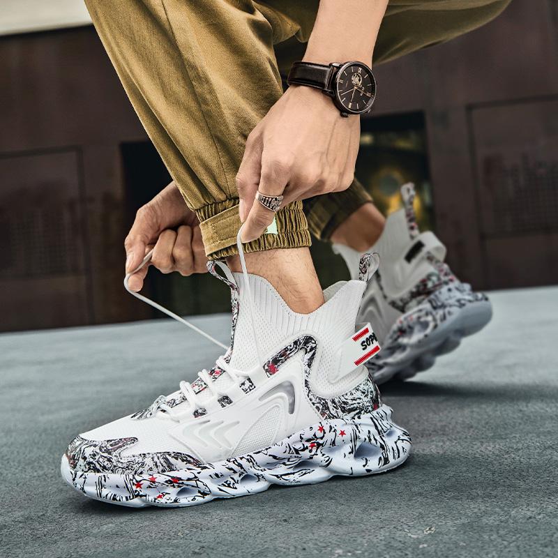 Fashion Shoes Men Sneakers Male Casual Mens Shoes Tenis Luxury Shoes Trainer Race Breathable Shoes Fashion Loafers Running Shoes for Men