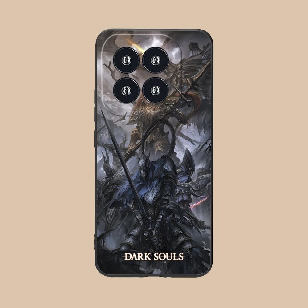Dark Souls Smart Mobile Cell Phone Case for Xiaomi 14 13 12 11 10 9 T Ultra Lite Pro S SE X 5G Black Soft Phone Cover Shell
