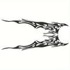 Creative Flame Car Side Stripe Decals Reflective Warning Sticker For Vehicle Decoration