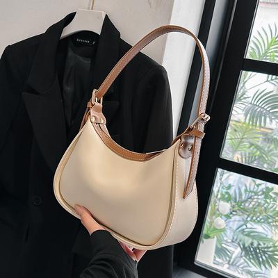 Nova cor sólida simples mulheres pacote moda all-matched feminino crossbody bolsa casual verão ombro único axilas bolsas