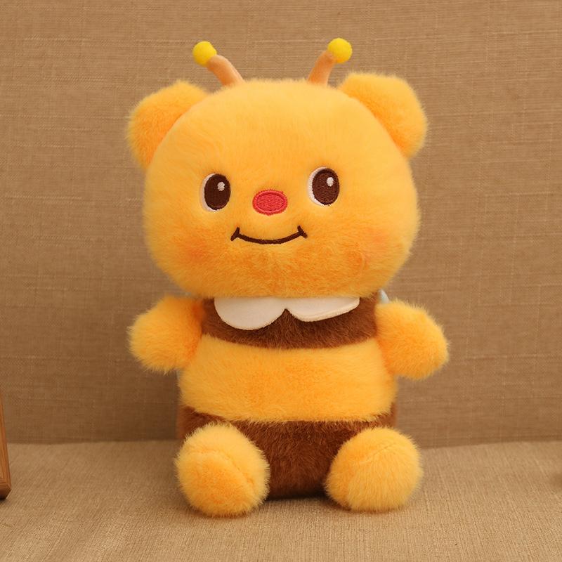 

Креативная милая плюшевая спящая кукла Bee Butter Bear, чтобы отправлять друзьям подарки Claw Machine 8 inch