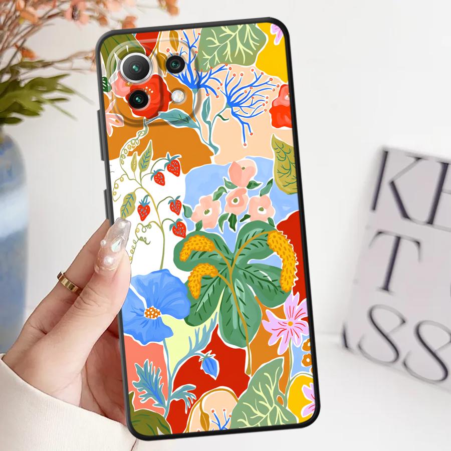 

Креативный чехол с растениями для Xiaomi Mi 12X 13 Lite 10T 12T Pro 12 14 11T 11 Funda Чехол для телефона Xiaomi 12X