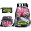 Monster Concert My Singing Monsters Three-Piece Schoolbag Backpack Large Capacity Student Schoolbag