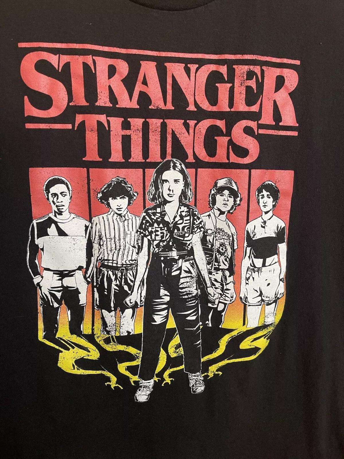 

Stranger Things Men s Season 3 Character Boxes Adult Short-Sleeve T-Shirt 2XL 3XL