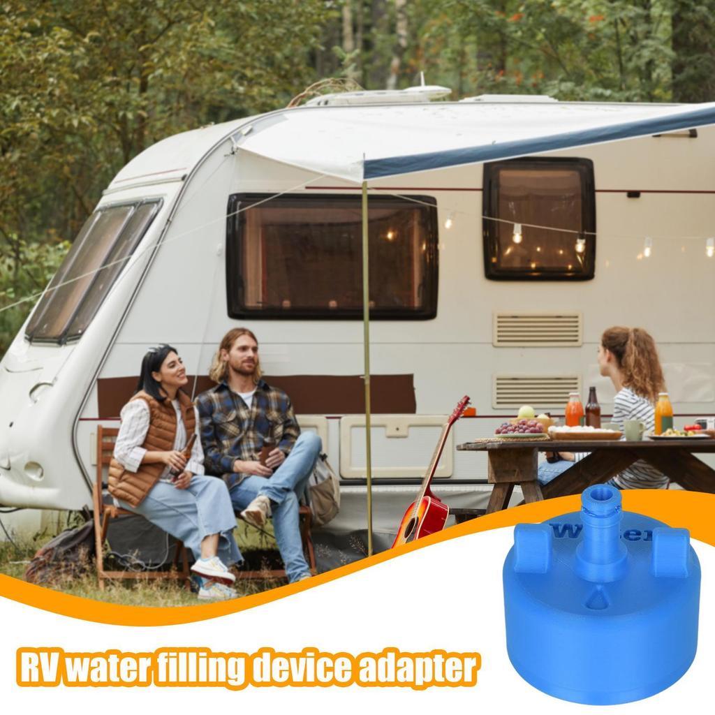 RV Water Inlet Replacement RV Freshwater Fill Hose Adapter Connector Leakproof Trailer Filler Hatch For Motorhome Caravan