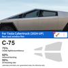 Autocollant Intérieur pour Tesla Cybertruck 2024 2025 Panneau Intérieur