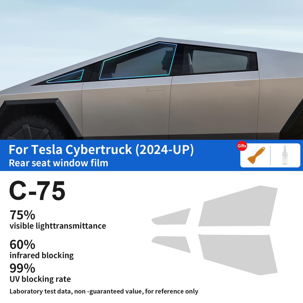 Autocollant Intérieur pour Tesla Cybertruck 2024 2025 Panneau Intérieur