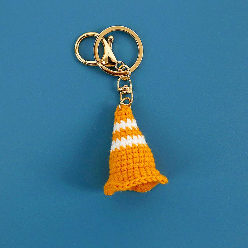 Frauen Schlüsselanhänger Mädchen Niedlich Handgemacht Gestrickt Anhänger Schlüsselringe Rucksack Anhänger Gehäkelt Schlüsselhalter Ornamente Taschen Dekorationen