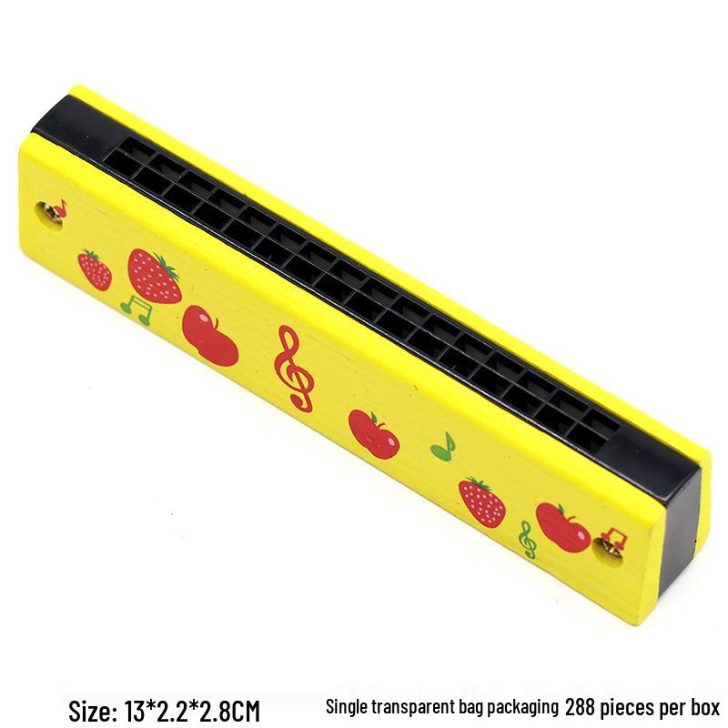 

Детская деревянная губная гармошка: Креативное учебное пособие для детского сада и начинающий духовой инструмент для учеников начальной школы. Развивающая музыкальная игрушка.