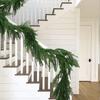 180/270CM Artificial Norfolk Pine Garland Faux Christmas Pine Needle Rattan Mantle Fireplace Porch Indoor Outdoor Hanging Decoration