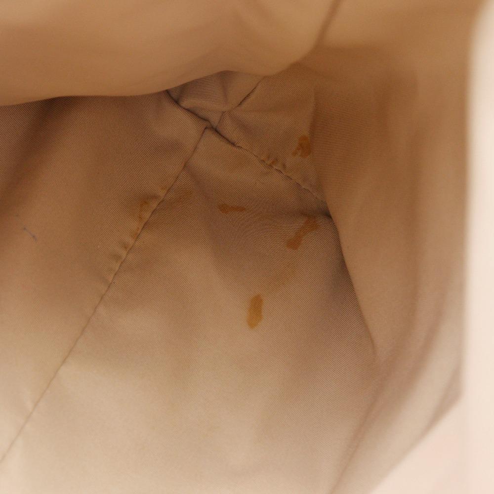 Dior Trotter Shoulder Bag 07RU 0064 Hobo Bag Beige Canvas Unisex Used